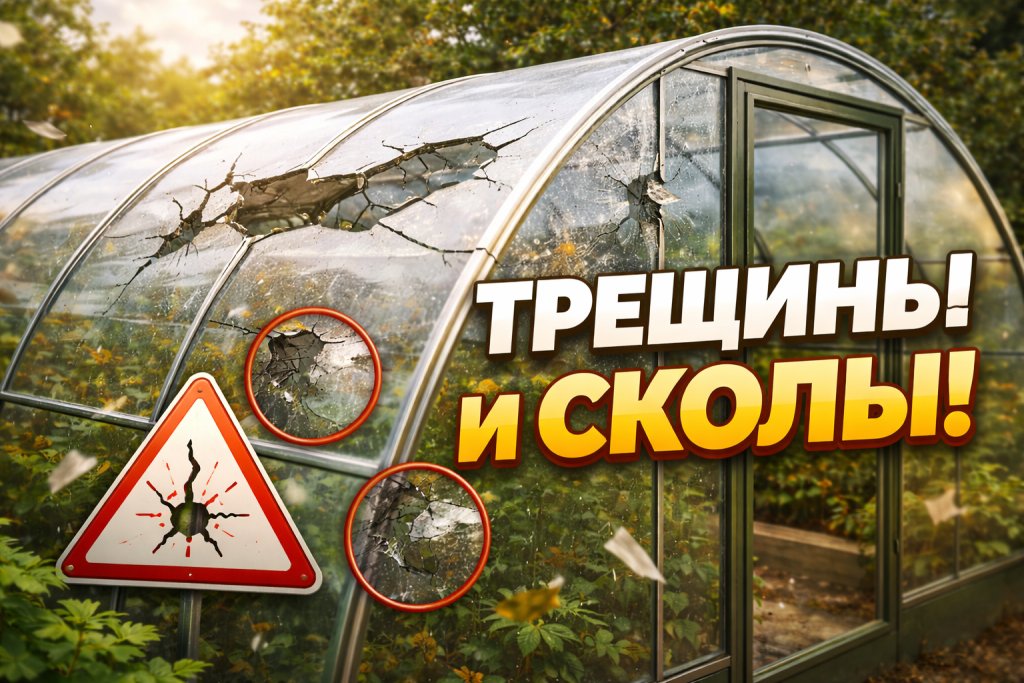 трещины и сколы